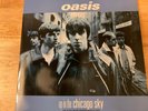 OASIS - RARE DOUBLE VINYL LP UP IN THE CHICAGO SKY (WHITE)