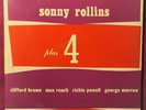 SONNY ROLLINS 'PLUS 4 '  PRESTIGE 50TH. FLAT EDGE. 1ST PRESS.RVGe, DG.PREVIEW.