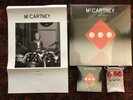 PAUL MCCARTNEY III RED COLOR VINYL RED DEMO CD AND DICE + POSTER. THE BEATLES