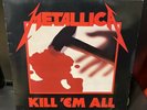 LP METALLICA - KILL ‘EM ALL MUSIC FOR NATIONS MFN 7 Original 1983