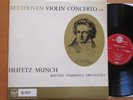 RB-16124 ED1 Beethoven Violin Concerto Heifetz Munch 1956 NEAR MINT RCA Mono