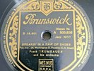 FRANK TRUMBAUER JACK TEAGARDEN Breakin' in a Pair of Shoes French Brunswick 78 E