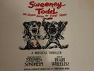 NM- Sweeney Todd Demon framed Original Broadway Cast Angela Lansb US 2 LP.