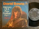 7'David Bowie *Memory of a free festival Part 1/Part 2* Mercury *Germany