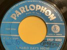 THE BEATLES 45 RPM A HARD DAY'S NIGHT/THINGS WE SAY TODAY QMSP 16363 RARE ITALY