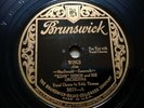 Kenn Sisson 78rpm Single 10-inch Brunswick  Records #3859 Wings & When