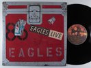 EAGLES Live ASYLUM 2XLP VG++/VG+ embossed gatefold w/ poster *