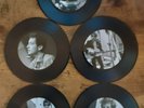 Set of 5 Bob Dylan Concert Exclusive Coasters - Rare Collectible w/ Case