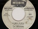 THE COBBLESTONES Flower People Mobie Garage Psych Fuzz Promo 45 HEAR