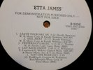 Etta James  NM- Test Pressing  DBX encoded Audiophile Promo Not On Label Soul
