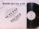 DAVID ALLAN COE BAND - Nothing Sacred - Private Lewd Outlaw Country LP