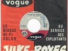 JOHNNY HALLYDAY Tu m’plais Ce n’est pas méchant 1961 Juke-boxe Vogue productions
