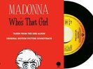 MADONNA WHO'S THAT GIRL IFC FILM TOUR  PROMO WHITE HEAT 45TRS CAUSING COMMOTION