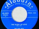 ALADDIN 3099 Five Keys Orig RARE R&B Doo Top 45 Mint Minus The Glory Of Love