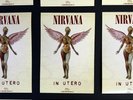 NIRVANA In Utero SET OF 25 ORIGINAL 1993 DGC PROMO STICKERS Rare Warehouse Find
