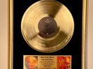 Kid Cudi Man On The Moon The End Of Day Vinyl Gold Framed On Red Velvet Display