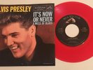Elvis Presley / It's Now Or Never & A Mess Of Blues / Red Vinyl 45 w PS / Mint