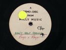 ROGER GREENAWAY + ROGER COOKE (DAVID & JONATHAN) UNRELEASED UK 1965 DEMO ACETATE