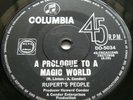 RUPERT'S PEOPLE*A PROLOGUE TO A MAGIC WORLD+DREAM ON MY MIND*OZ HMV 7