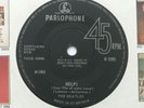 VERY RARE THE BEATLES Help  SOLID CENTRE 1968 KT Tax Code EX Beaut