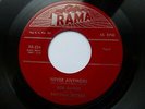 BOB DAVIES 45 'NEVER ANYMORE' USA RAMA THUMPING 1957 ROCKABILLY BOP VG++
