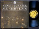 KENNY BURRELL All Night Long LP PRESTIGE 7289 NJ DG MONO Hank Mobley Donald Byrd