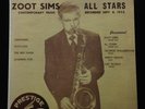 Zoot Sims All Stars-Contemporary Music-Prestige 138-10 INCH ORIG SUPERB