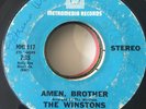 THE WINSTONS Color Him Father / Amen, Brother 45 US 1969 Super Break VG