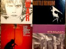 U2 4 LOT- UNDER BLOOD RED SKY, WAR, UNFORGETTABLE FIRE, RATTLE & HUM.