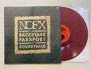 NOFX “Backstage Passport”LP Soundtrack Color Vinyl Rancid Bad Religion Lagwagon