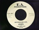 RARE TEXAS CHICANO SWEET SOUL 45 RANDY GARIBAY & WEST SIDE Brown Eyed Girl HEAR