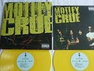 MOTLEY CRUE - S/T Double LP Yellow Vinyl.Rock Metal,Guns n Roses,Poison,LA Guns
