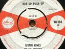 JUSTIN HINDS & THE DOMINOES   Rub Up Push Up / The Ark   ISLAND WI 194 &in HEAR