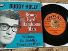 Buddy Holly - Brown Eyed Handsome Man 45 EP w/cover Coral EC 81193 rockabilly