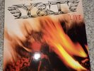 Y&T - Open Fire 1st Press Vinyl 1985 UK LP Record Inner + Merch Insert Org VG+