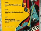RARE SAMPLE COPY LXT 5252 ZARA NELSOVA- Cello suites, Sonata-BACH, REGER, KODALY