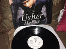 Rare Original Usher My Way White Promo Label 1997 NM Vinyl Hype Sticker