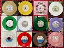 12 RARE COLOURED VINYL SINGLES, Mostly Punk & New Wave, Most With Picture Sleeve