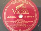Sergei Rachmaninoff – 78 rpm Victor 11-8593: SCHUMANN The Smuggler, CHOPIN