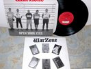 WAR ZONE Open Your Eyes LP Original 1988 Caroline NYC Hardcore Punk w/Insert
