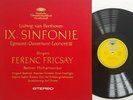 Ferenc Fricsay: Beethoven- Symphony No 9 / DGG 2 LP Box, stereo