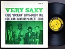 COLEMAN HAWKINS EDDIE LOCKJAW DAVIS ARNETT COBB Very Saxy LP PRESTIGE 7167 MONO