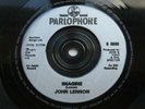JOHN LENNON   45 IMAGINE  1990s   U.K.  SILVER PARLOPHONE  LABEL