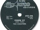 1959 The COASTERS Rock’n Roll 78 RPM Record. Poison Ivy