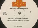 OZZY OSBOURNE Dbl Lp The Source Live Bootleg Rare Vinyl ‘82 NOT EVEN ON DISCOGS