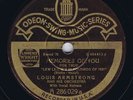 78 rpm LOUIS ARMSTRONG / THE THREE BOSWELL SISTERS German Odeon.. 1937 VG(+)