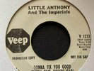 NORTHERN SOUL LITTLE ANTHONY 'GONNA FIX YOU GOOD' US PROMO