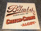 Cheech And Chong Big Bambu 1972 Ode Records LP with rolling paper VG+