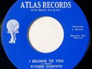 ATLAS 1055 Fi-Tones Quintette Orig RARE R&B Doo Wop 45 Near Mint I Belong To You