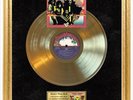 Hotter Than Hell (1974) Kiss Vinyl Gold Record Framed On Black Velvet Background